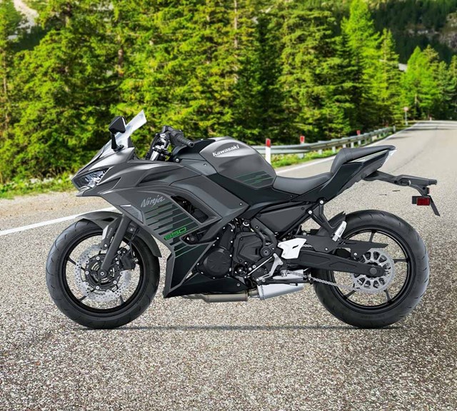 Image of 2026 NINJA 650 in action